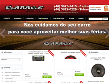 Tablet Screenshot of garageaudiocar.com.br